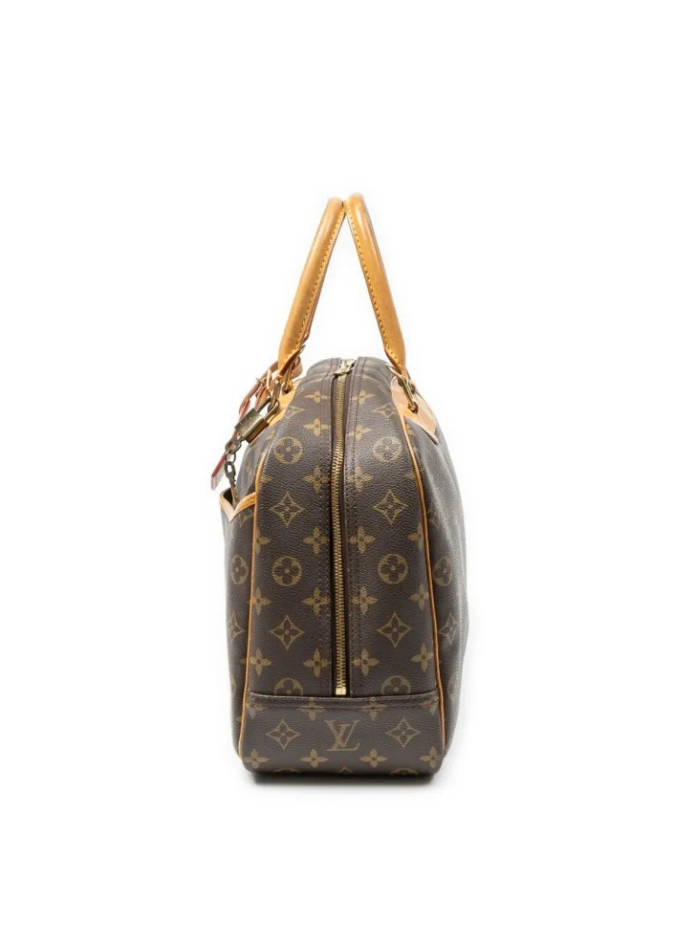 Louis Vuitton Deauville Brown Monogram Canvas Handbag